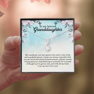 My Beloved Granddaughter | You Are Loved And Adored 💖💎 | Jewelry | C30084TG, C30084TR, lx-C30084, PB23-WOOD, PROD-1871961, PT-930, TNM-1, USER-43062 | TageUnlimited