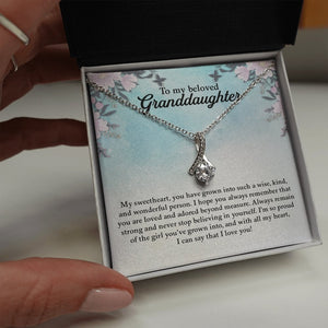 My Beloved Granddaughter | You Are Loved And Adored 💖💎 | Jewelry | C30084TG, C30084TR, lx-C30084, PB23-WOOD, PROD-1871961, PT-930, TNM-1, USER-43062 | TageUnlimited