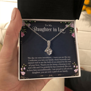 My Daughter In Law | You Are Now Part Of The Family 💖💝 | Jewelry | C30084TG, C30084TR, lx-C30084, PB23-WOOD, PROD-1883434, PT-930, TNM-1, USER-43062 | TageUnlimited
