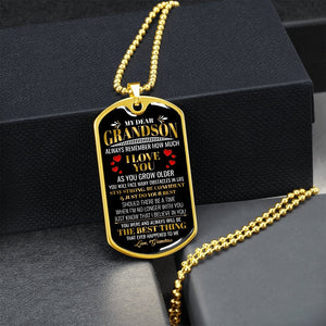 My Dear Grandson | Always Remember 💖 | Jewelry | A1014T, A1014TG, G007T, G007TG, lx-G007, PROD-1942139, PT-133, TNM-1, USER-43062 | TageUnlimited