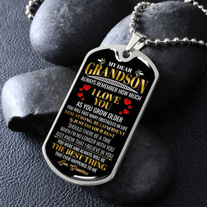 My Dear Grandson | Always Remember 💖 | Jewelry | A1014T, A1014TG, G007T, G007TG, lx-G007, PROD-1942139, PT-133, TNM-1, USER-43062 | TageUnlimited