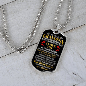 My Dear Grandson | Always Remember 💖 | Jewelry | A1014T, A1014TG, G007T, G007TG, lx-G007, PROD-1942139, PT-133, TNM-1, USER-43062 | TageUnlimited