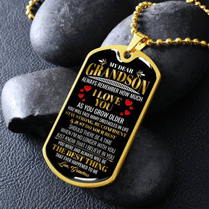 My Dear Grandson | Always Remember 💖 | Jewelry | A1014T, A1014TG, G007T, G007TG, lx-G007, PROD-1942139, PT-133, TNM-1, USER-43062 | TageUnlimited