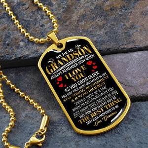 My Dear Grandson | Always Remember 💖 | Jewelry | A1014T, A1014TG, G007T, G007TG, lx-G007, PROD-1942139, PT-133, TNM-1, USER-43062 | TageUnlimited
