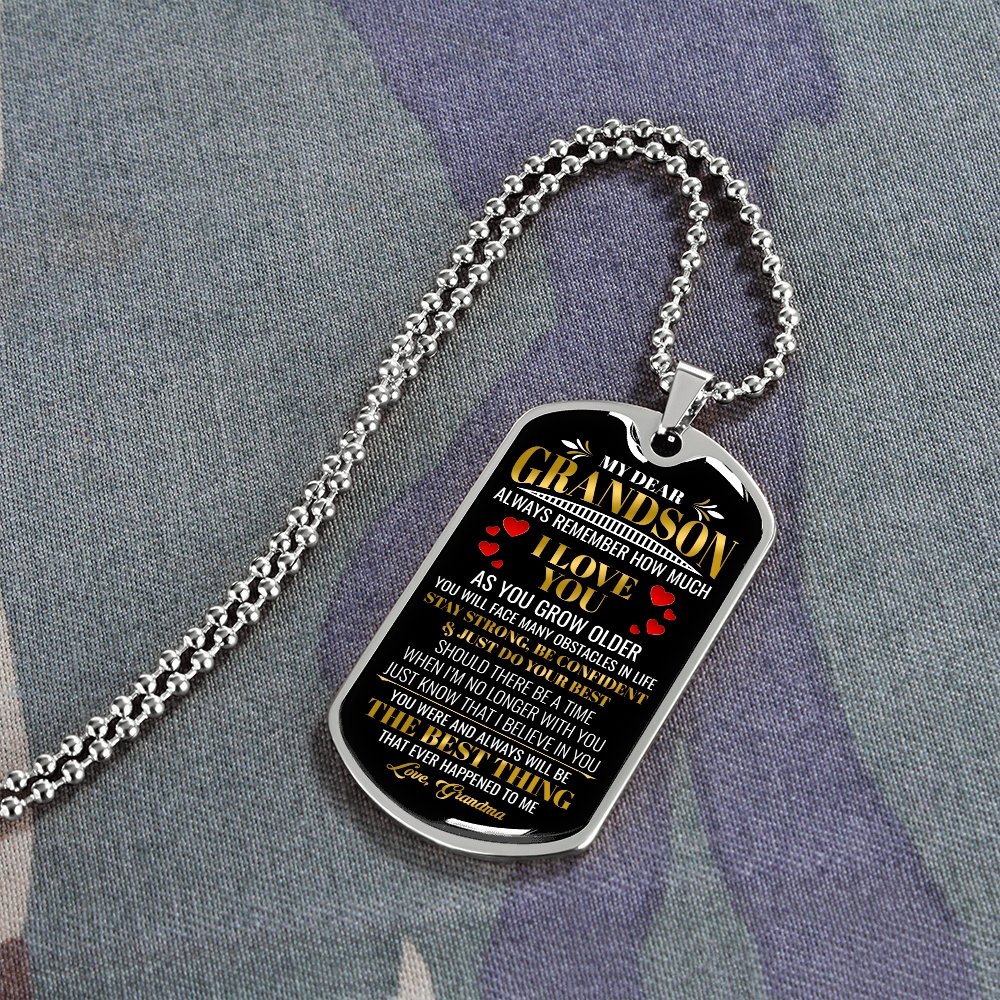 My Dear Grandson | Always Remember 💖 | Jewelry | A1014T, A1014TG, G007T, G007TG, lx-G007, PROD-1942139, PT-133, TNM-1, USER-43062 | TageUnlimited