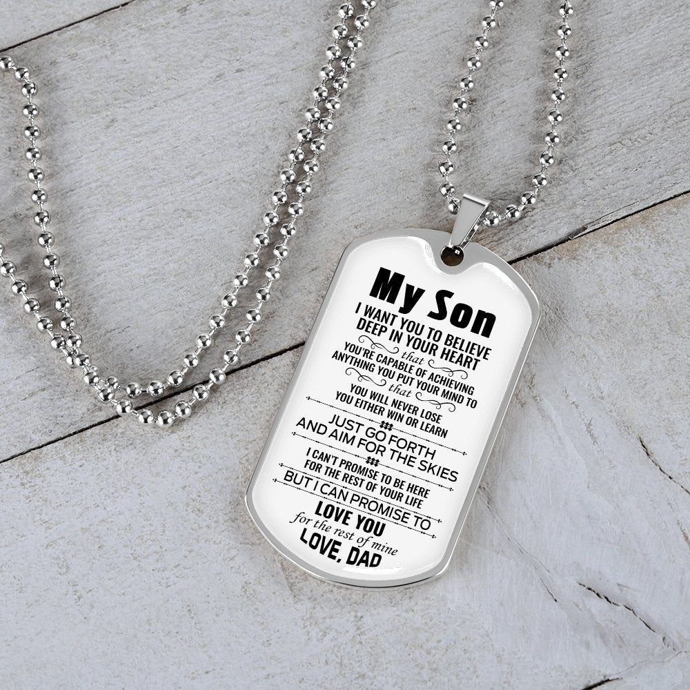 My Son | I Want You To Believe 🤍 | Jewelry | A1014T, A1014TG, G007T, G007TG, lx-G007, PROD-1942215, PT-133, TNM-1, USER-43062 | TageUnlimited