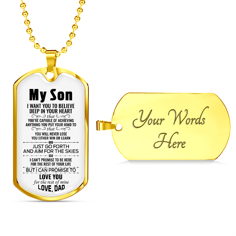 My Son | I Want You To Believe 🤍 | Jewelry | A1014T, A1014TG, G007T, G007TG, lx-G007, PROD-1942215, PT-133, TNM-1, USER-43062 | TageUnlimited