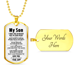 My Son | I Want You To Believe 🤍 | Jewelry | A1014T, A1014TG, G007T, G007TG, lx-G007, PROD-1942215, PT-133, TNM-1, USER-43062 | TageUnlimited