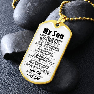 My Son | I Want You To Believe 🤍 | Jewelry | A1014T, A1014TG, G007T, G007TG, lx-G007, PROD-1942215, PT-133, TNM-1, USER-43062 | TageUnlimited