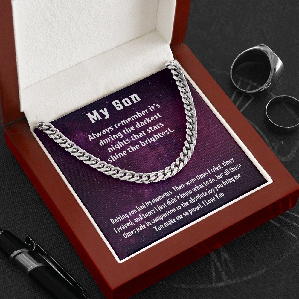 My Son | You Make Me So Proud 💜✨ | Jewelry | C30184T, C30184TG, lx-C30184, PB23-WOOD, PROD-1945336, PT-1772, USER-43062 | TageUnlimited