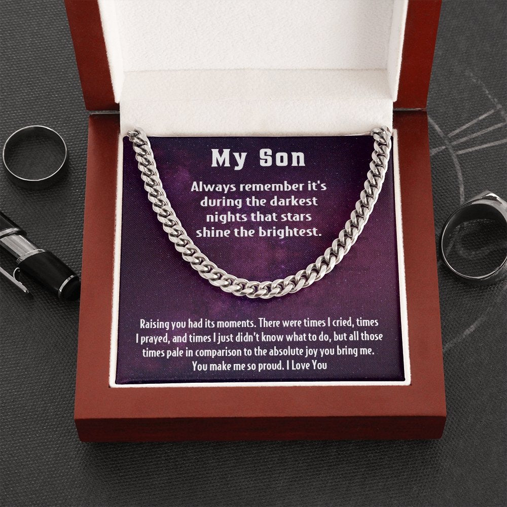 My Son | You Make Me So Proud 💜✨ | Jewelry | C30184T, C30184TG, lx-C30184, PB23-WOOD, PROD-1945336, PT-1772, USER-43062 | TageUnlimited