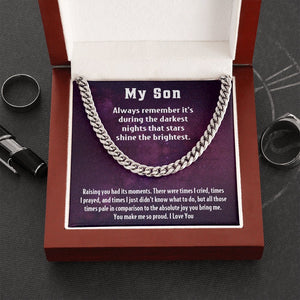 My Son | You Make Me So Proud 💜✨ | Jewelry | C30184T, C30184TG, lx-C30184, PB23-WOOD, PROD-1945336, PT-1772, USER-43062 | TageUnlimited
