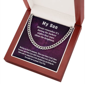 My Son | You Make Me So Proud 💜✨ | Jewelry | C30184T, C30184TG, lx-C30184, PB23-WOOD, PROD-1945336, PT-1772, USER-43062 | TageUnlimited