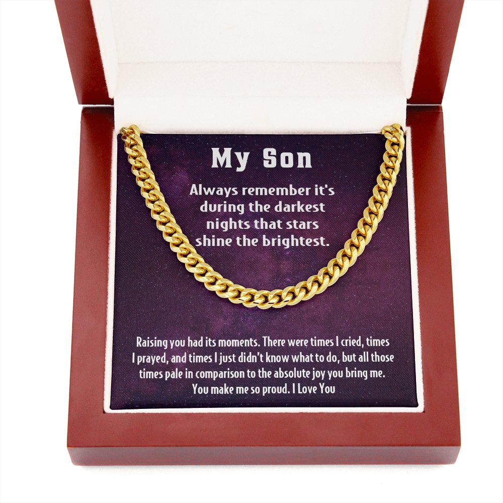 My Son | You Make Me So Proud 💜✨ | Jewelry | C30184T, C30184TG, lx-C30184, PB23-WOOD, PROD-1945336, PT-1772, USER-43062 | TageUnlimited