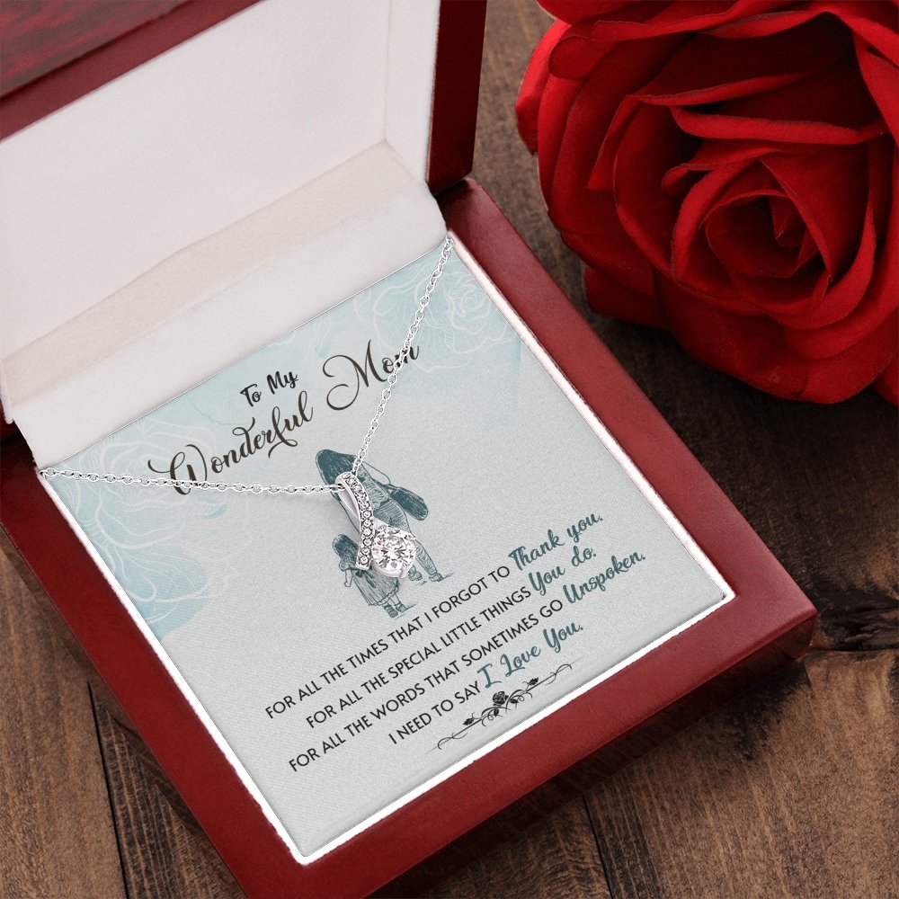 My Wonderful Mom | Need To Say I Love You ❤️💖 | Jewelry | C30084TG, C30084TR, lx-C30084, PB23-WOOD, PROD-1856521, PT-930, TNM-1, USER-43062 | TageUnlimited