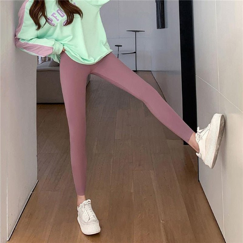 Naked feeling Leggings High Waist Push Up Sport Women Fitness Running Yoga Pants Energy Seamless Leggings Gym Girl leggings | 0 | TageUnlimited