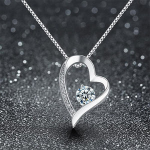 Necklace for Granddaughter Gifts Chain Necklaces Girly Heart Crystal Necklace for Women Nana Christmas Birthday Jewelry Gift | 0 | Tage-Active