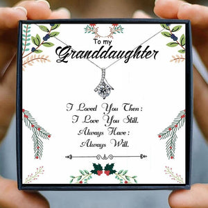 Necklace for Granddaughter Grandma Gifts Necklace Crystal Chain Necklaces for Women Pendant Jewelry Christmas Collares Bijoux | 0 | Tage-Active