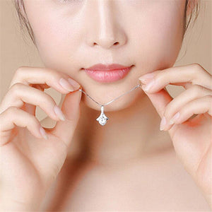 Necklace for Granddaughter Grandma Gifts Necklace Crystal Chain Necklaces for Women Pendant Jewelry Christmas Collares Bijoux | 0 | Tage-Active