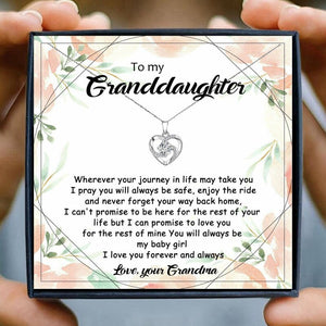 Necklace for Granddaughter Jewelry Gifts Crystal Pendant Necklace Women Necklaces Pendants Nana Birthday Presents Christmas Gift | 0 | Tage-Active