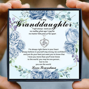 Necklace for Granddaughter Jewelry Gifts Crystal Pendant Necklace Women Necklaces Pendants Nana Birthday Presents Christmas Gift | 0 | Tage-Active