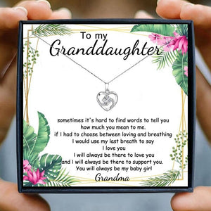 Necklace for Granddaughter Jewelry Gifts Crystal Pendant Necklace Women Necklaces Pendants Nana Birthday Presents Christmas Gift | 0 | Tage-Active