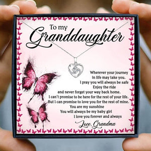 Necklace for Granddaughter Jewelry Gifts Crystal Pendant Necklace Women Necklaces Pendants Nana Birthday Presents Christmas Gift | 0 | Tage-Active