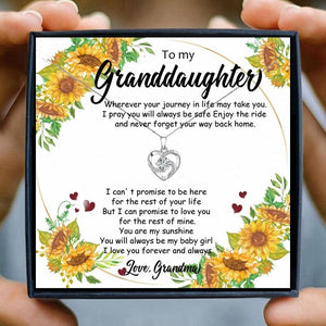 Necklace for Granddaughter Jewelry Gifts Crystal Pendant Necklace Women Necklaces Pendants Nana Birthday Presents Christmas Gift | 0 | Tage-Active