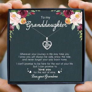 Necklace for Granddaughter Jewelry Gifts Crystal Pendant Necklace Women Necklaces Pendants Nana Birthday Presents Christmas Gift | 0 | Tage-Active