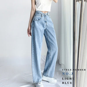 Jeans Woman Trousers Y2k Vintage Blue Black High Waist Jeans Women Denim Pants Baggy Street Casual Jeans for Women | 0 | TageUnlimited
