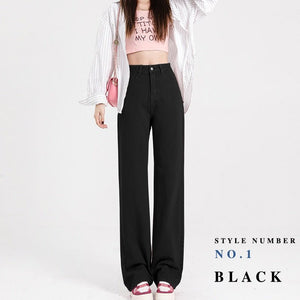 Jeans Woman Trousers Y2k Vintage Blue Black High Waist Jeans Women Denim Pants Baggy Street Casual Jeans for Women | 0 | TageUnlimited