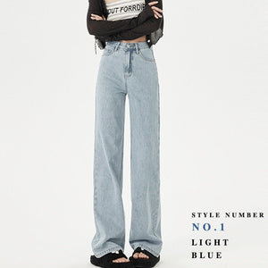 Jeans Woman Trousers Y2k Vintage Blue Black High Waist Jeans Women Denim Pants Baggy Street Casual Jeans for Women | 0 | TageUnlimited