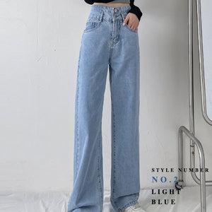 Jeans Woman Trousers Y2k Vintage Blue Black High Waist Jeans Women Denim Pants Baggy Street Casual Jeans for Women | 0 | TageUnlimited