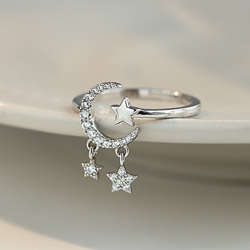 New Fashion Butterfly Rings Shiny Cubic Zirconia Leaves Geometric Adjustable Finger Ring Girls Minimalist Dainty Jewlery Gifts | 0 | Tage-Active