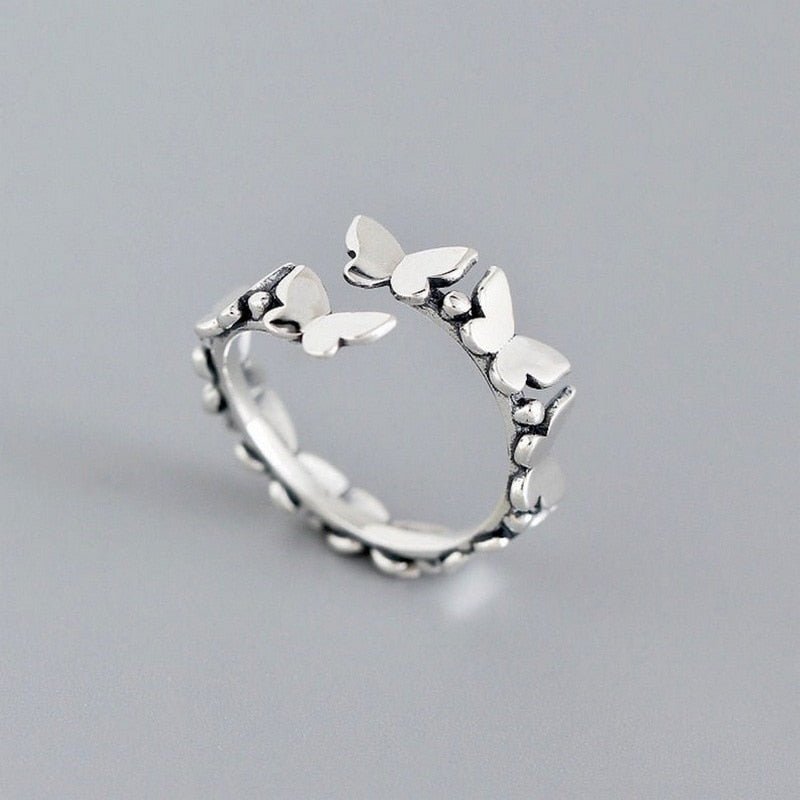New Fashion Butterfly Rings Shiny Cubic Zirconia Leaves Geometric Adjustable Finger Ring Girls Minimalist Dainty Jewlery Gifts | 0 | Tage-Active