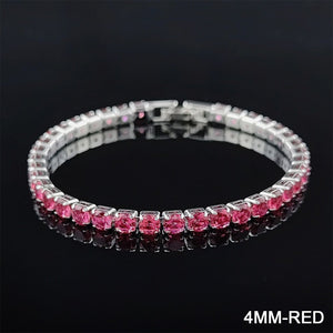 New Fashion Luxury Punk Gold Silver Color Tennis Bracelets Bangle for Women Wedding on Hand Gift Jewelry Wholesale S5877b | 0 | Tage-Active