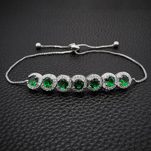 New Fashion Luxury Punk Gold Silver Color Tennis Bracelets Bangle for Women Wedding on Hand Gift Jewelry Wholesale S5877b | 0 | Tage-Active