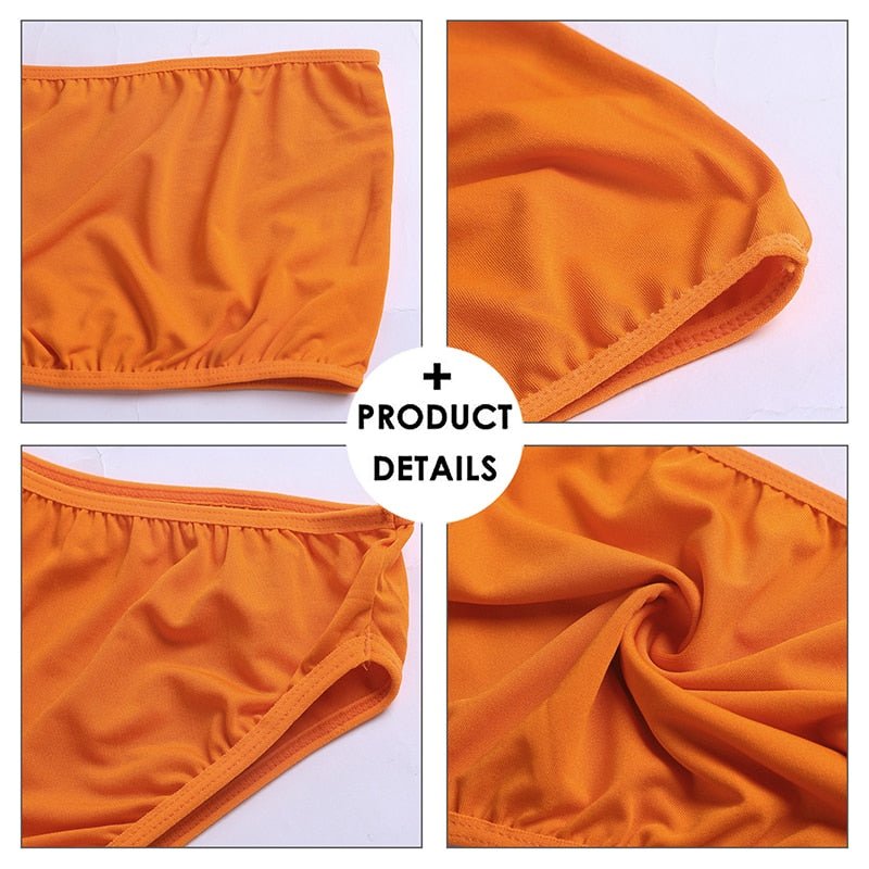 New High Waist Strapless Sexy Bikini Women Swimwear Women Swimsuit Padded Bathing Suit Monokin Pure Color Micro Bikini | TageUnlimited