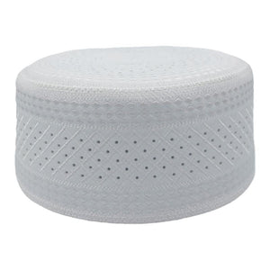 New Muslim Men Prayer Hats Cotton Embroidery Saudi Arabia Islamic Hat Hijab Jewish Cap Headscarf Clothing Islam Headscarf | TageUnlimited