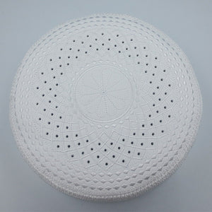 Muslim Men Prayer Hats Cotton Embroidery Saudi Arabia Islamic Hat Hijab Jewish Cap Headscarf Clothing Islam Headscarf | TageUnlimited