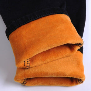 Plus Size Womens Jeans High Waist Skinny Pants Fleece Lined Elastic Waist Jegging Casual For Women Warm Jeans40-100KG | 0 | TageUnlimited
