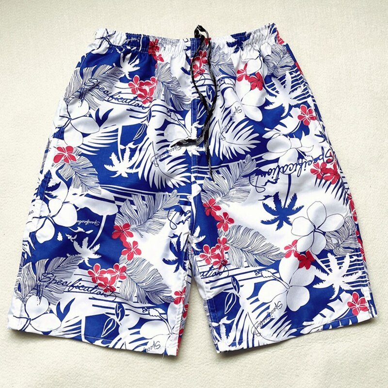 Summer Casual Shorts Men Printed Beach Shorts Quick Dry Board Shorts Pants Swimwear Beach Swimming Trunks | TageUnlimited