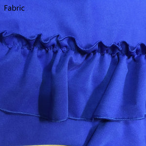 Office Dresses for Ladies Formal Classy Solid Ruffles Bodycon High Waisted Elegant Temperament Commute Business Work Dress | 0 | TageUnlimited