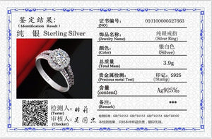 Original Certified Tibetan Silver Rings For Women Natural 2.0ct Cubic Zirconia Wedding Engagement Band Gift Jewelry Accessories | 0 | Tage-Active