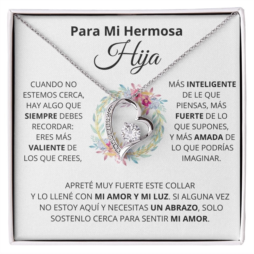 Para Mi Hermosa Hiya | Mi Amor (Forever Love Necklace) | Jewelry | TageUnlimited