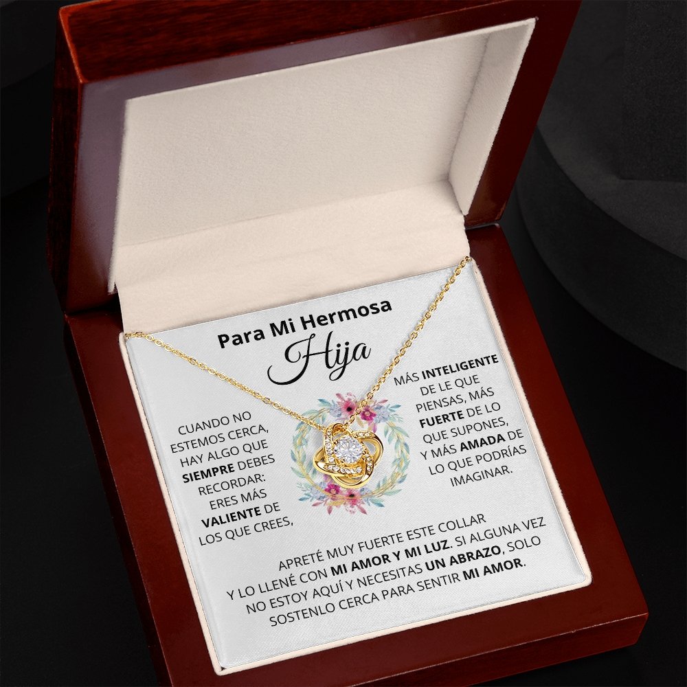 Para Mi Hermosa Hiya | Mi Amor (Love Knot Necklace) | Jewelry | TageUnlimited