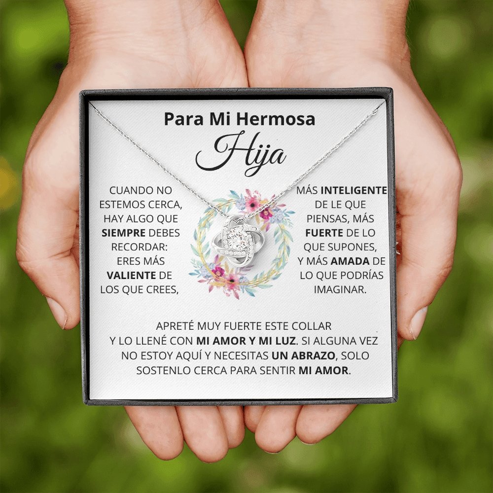 Para Mi Hermosa Hiya | Mi Amor (Love Knot Necklace) | Jewelry | TageUnlimited