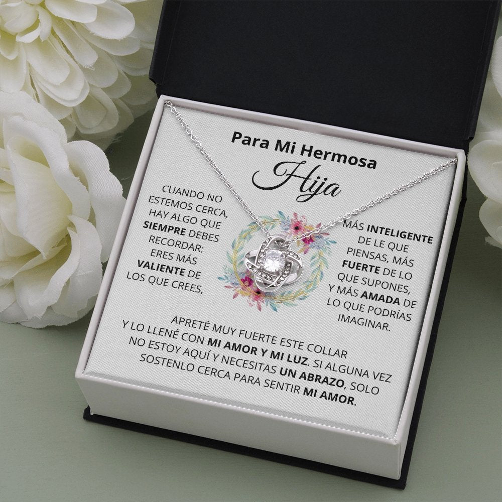Para Mi Hermosa Hiya | Mi Amor (Love Knot Necklace) | Jewelry | TageUnlimited
