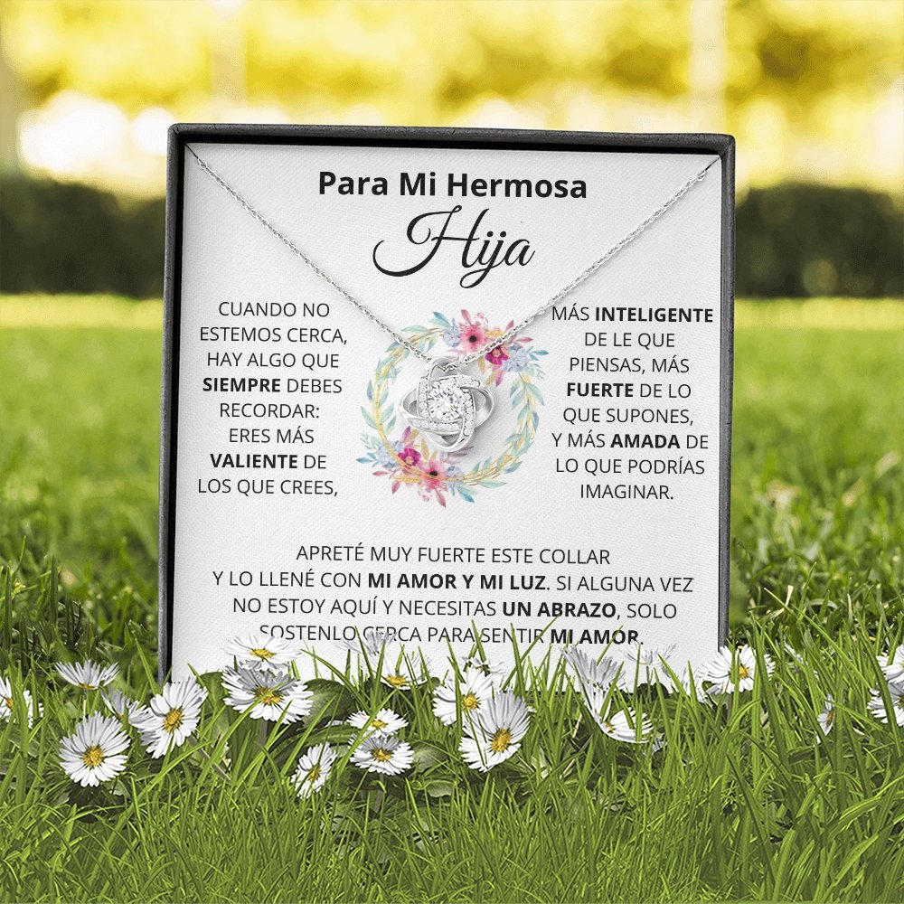 Para Mi Hermosa Hiya | Mi Amor (Love Knot Necklace) | Jewelry | TageUnlimited