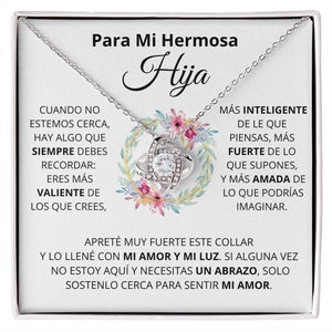 Para Mi Hermosa Hiya | Mi Amor (Love Knot Necklace) | Jewelry | TageUnlimited